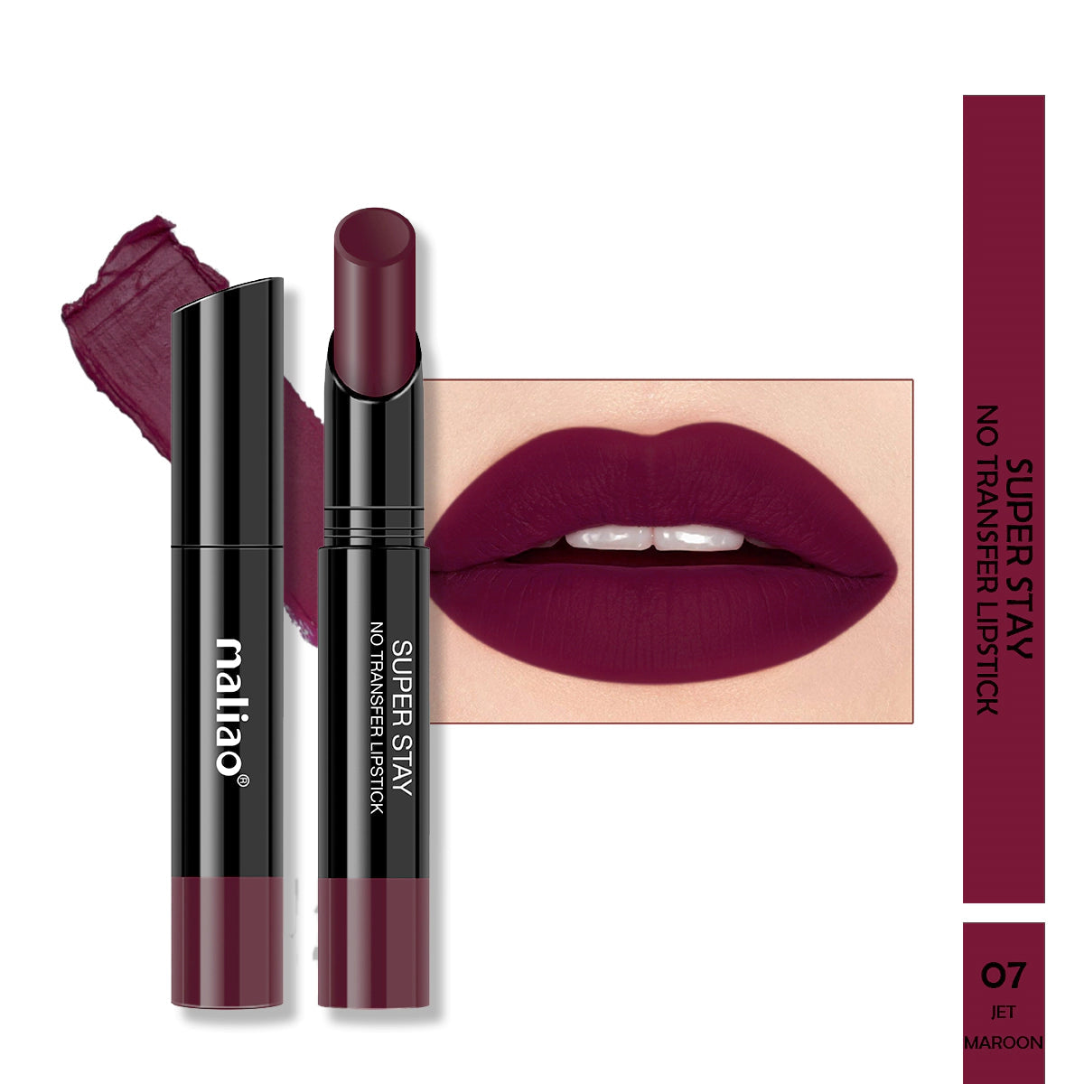 Maliao Super Stay No Transfer Lipstick - Unwavering Elegance Lip